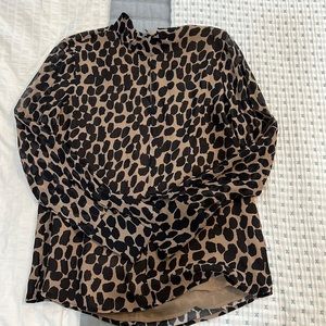 Ecru printed top